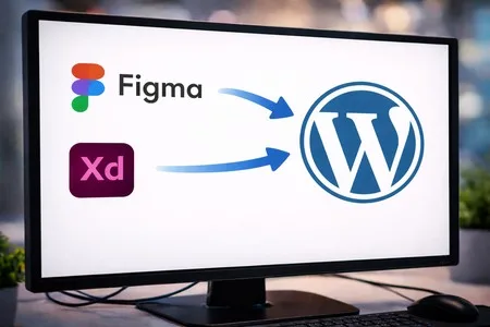 Ontwerp uit Figma of Adobe XD omgezet naar WordPress, white label voor bureaus
